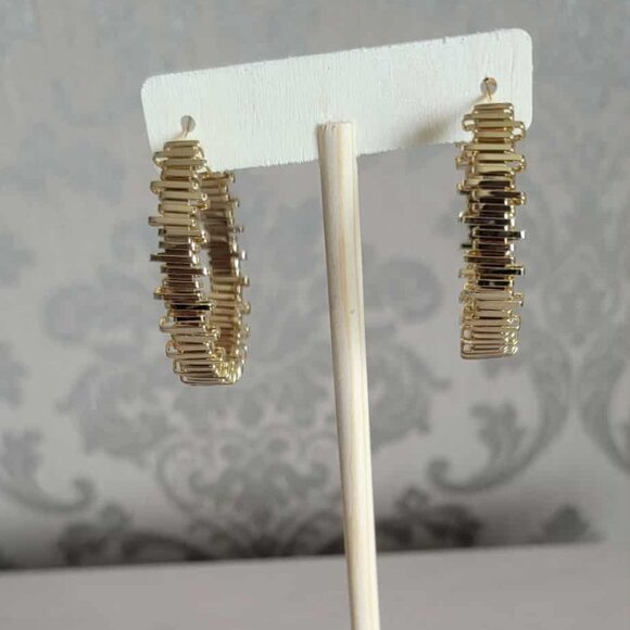 Gold Hoops - Picture 2 of 4